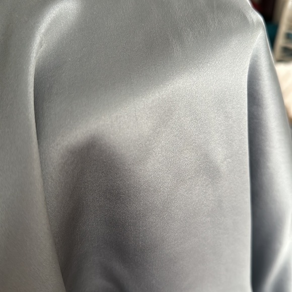 Per Se by Carlisle Silk Contrast Long Sleeve Blouse - Picture 8 of 8